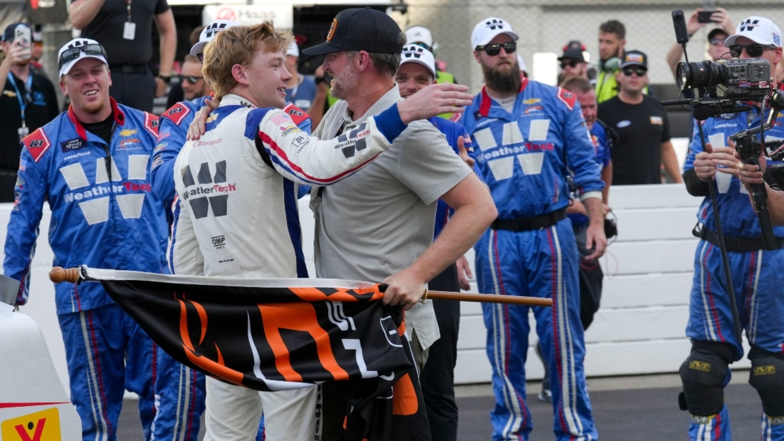 Dale Earnhardt Jr. reacts to 100th win for JR Motorsports, performance from Connor Zilisch