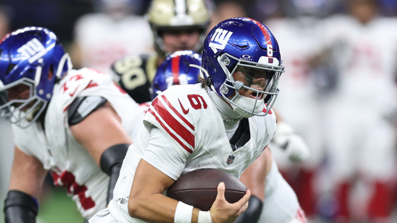 Giants QB Jaxson Dart updates his status for 'TNF' vs. Eagles