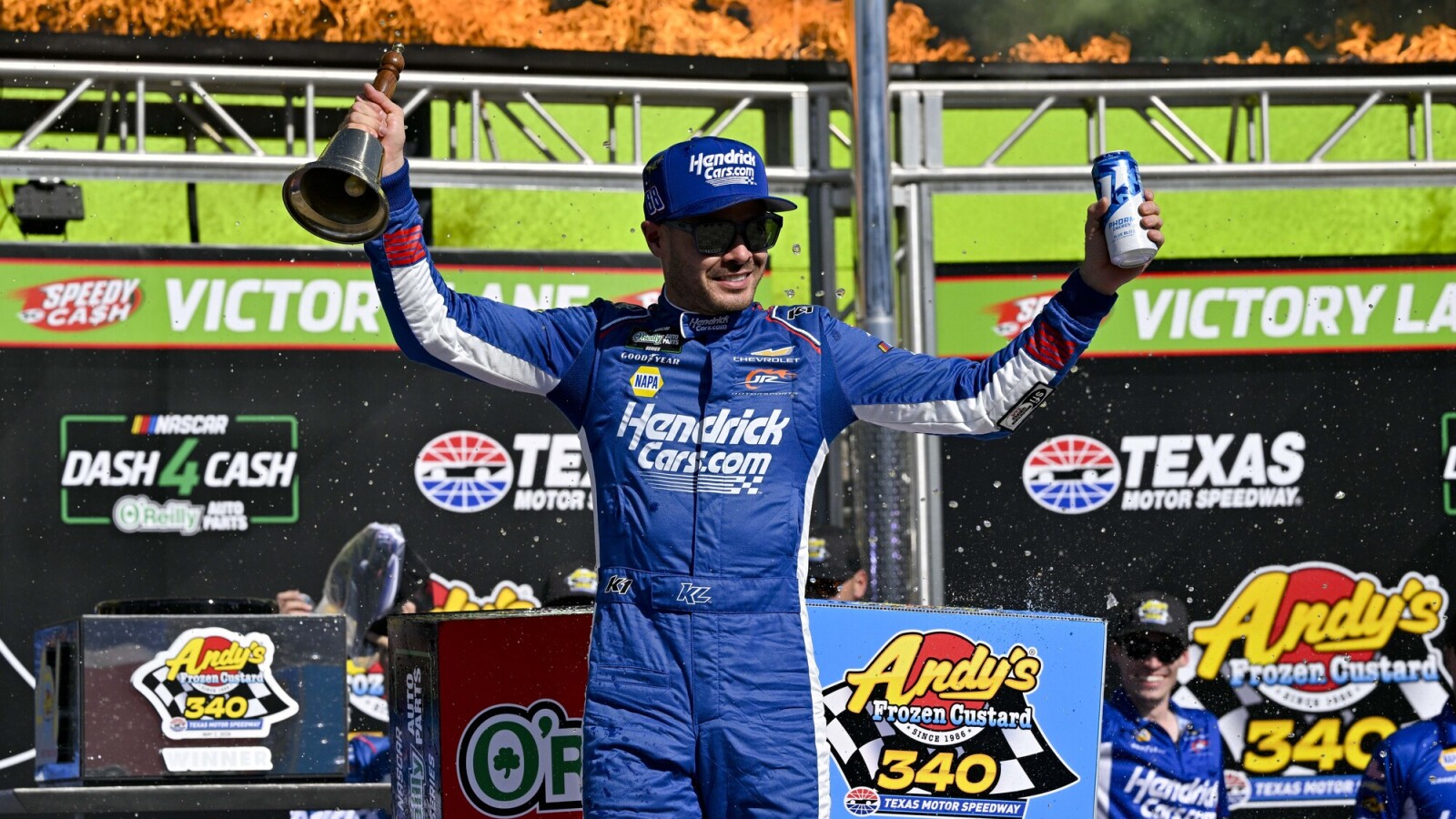 Kyle Larson Puts On Dominate Display At Texas Motor Speedway To Win Andy’s Frozen Custard 340