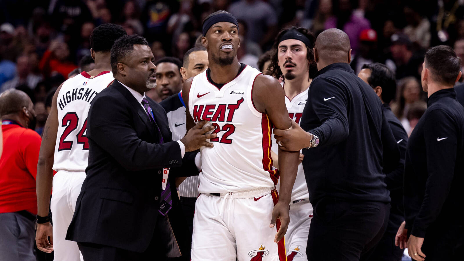 Heat star Jimmy Butler issues warning to the Pelicans following brawl