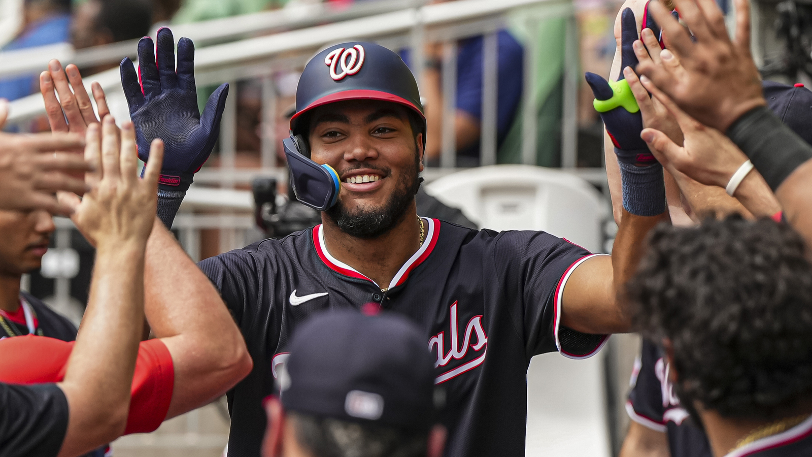 Nationals star James Wood hits career milestone