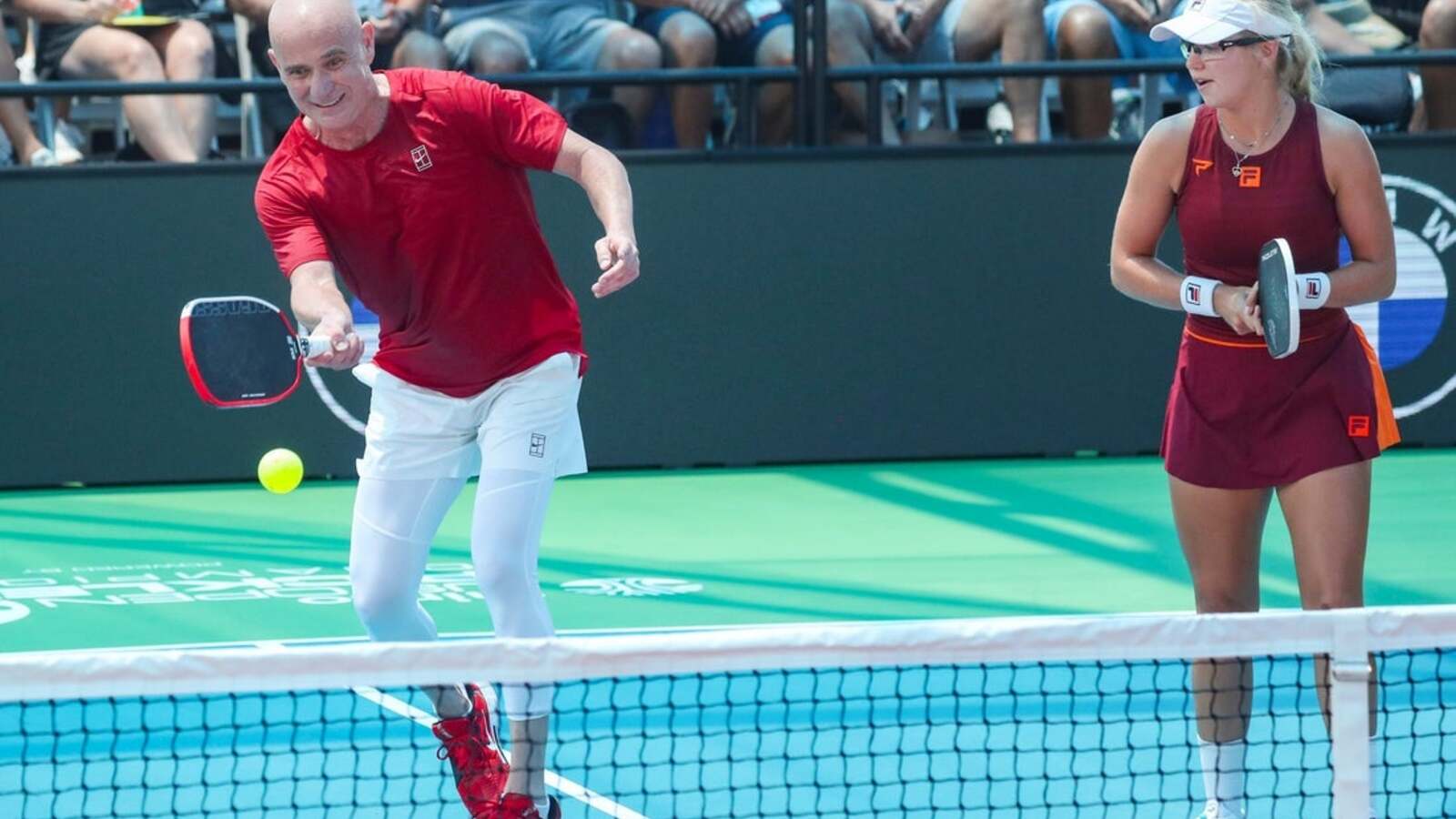 Andre Agassi wins debut in U.S. Open Pickleball Championships