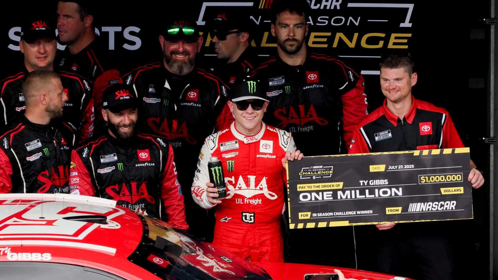 Ty Gibbs Ends Ty Dillon’s Dream Run After 'Super-Stressful' Finale at Indianapolis
