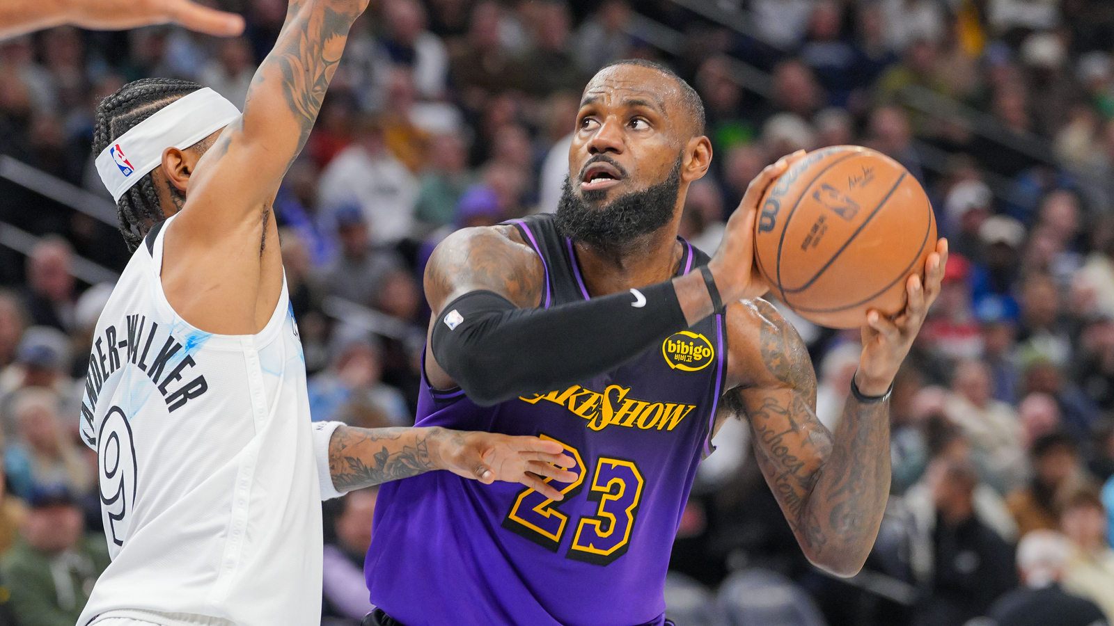 Let's cut LeBron James slack in his duel with Father Time