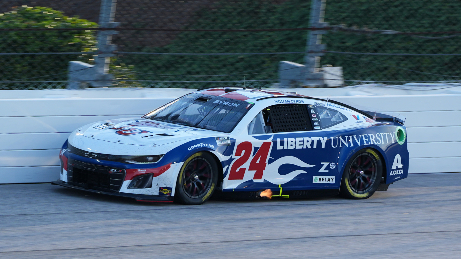 William Byron tire ends up in Brad Keselowski’s car after big wreck at Watkins Glen