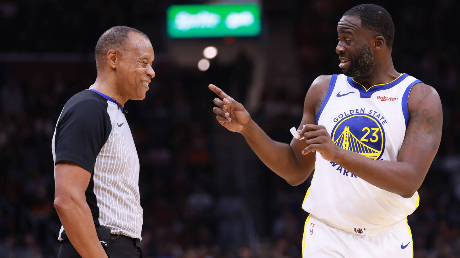 Warriors' Draymond Green calls out refs over viral clip of him getting hit below the belt