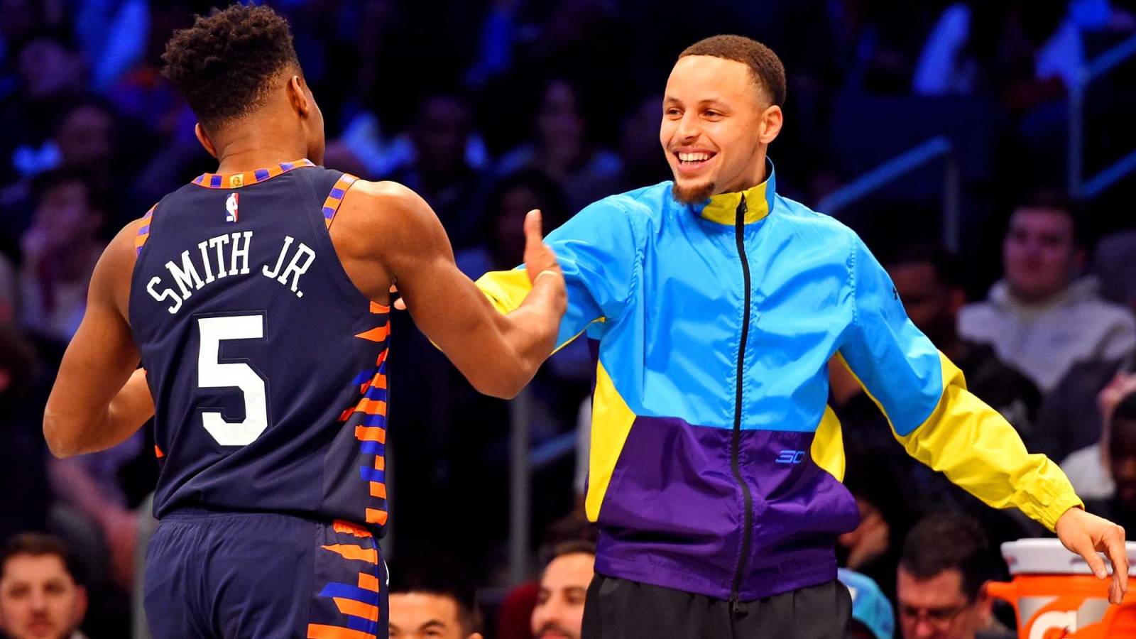 Steph Curry wore awesome throwback 