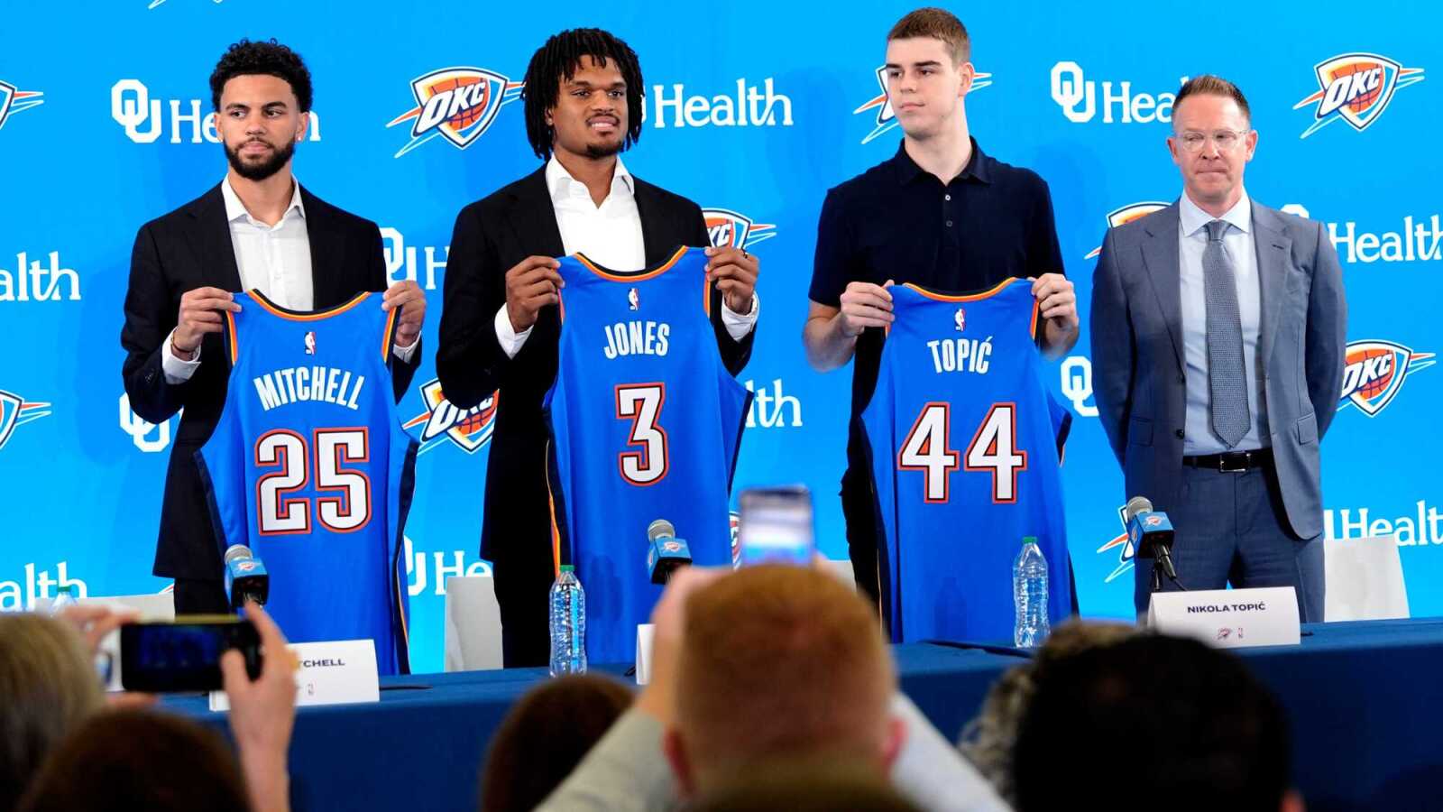 Thunder sign trio of draft picks