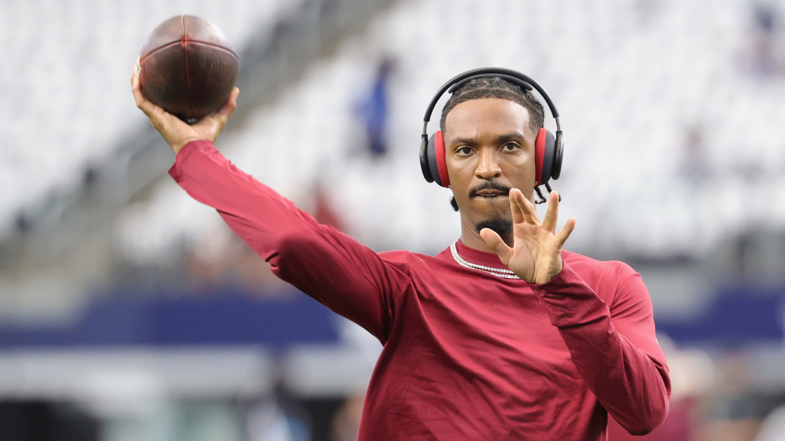 Jayden Daniels carted off with elbow injury vs. Cowboys as same injury recurs