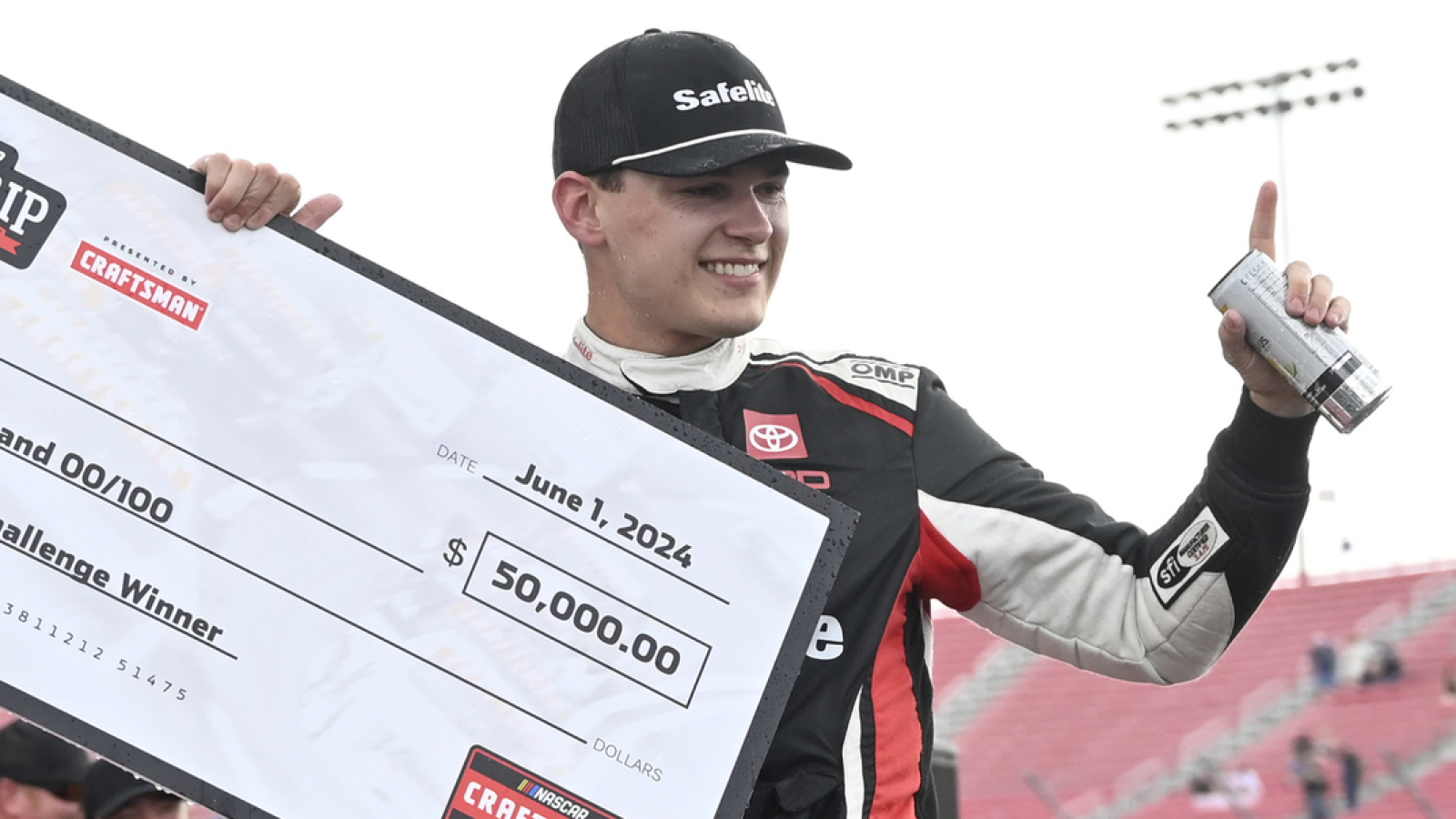 Corey Heim staves off rain, late restarts to win Truck Series race at Pocono