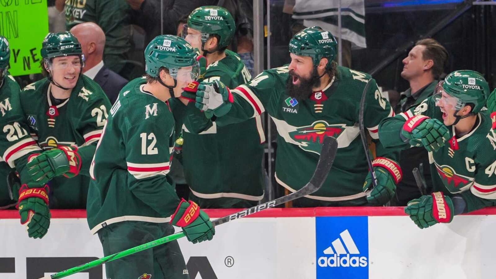 Connor Dewar's hat trick powers Wild past Predators