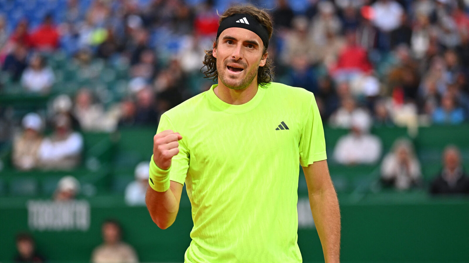 Watch: Stefanos Tsitsipas brings father back to box in gritty Monte Carlo win