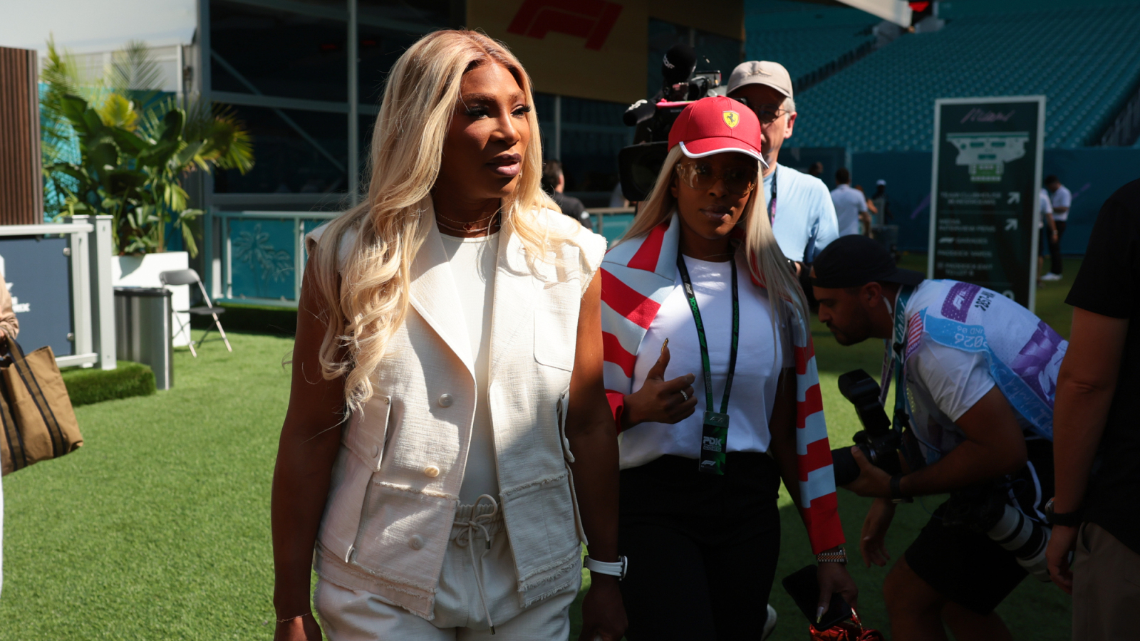 Reunited: Close friends Serena Williams and Caroline Wozniacki share heartwarming moment at Sports Illustrated party