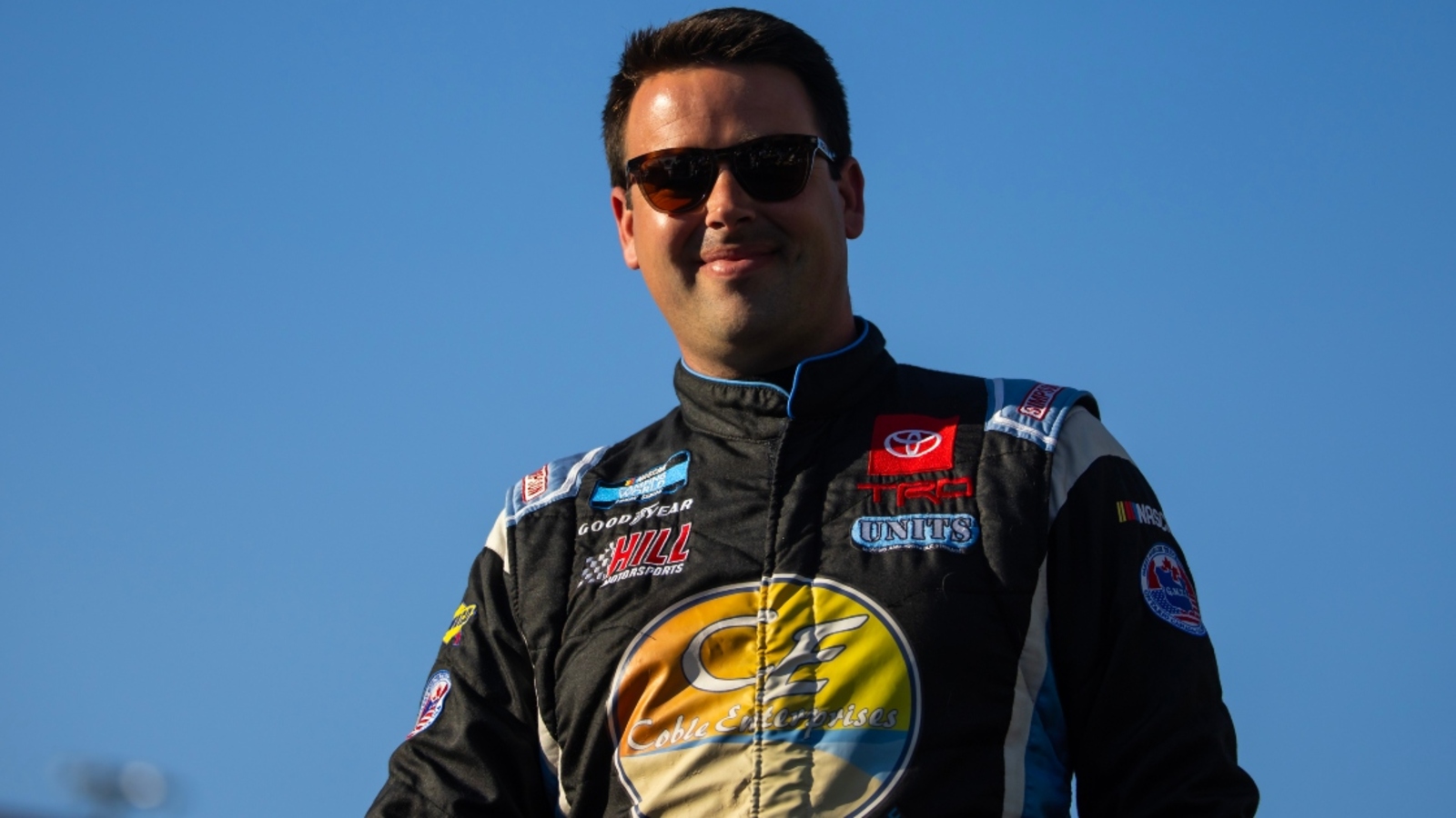 Timmy Hill confronts Stewart Friesen on pit road at Martinsville