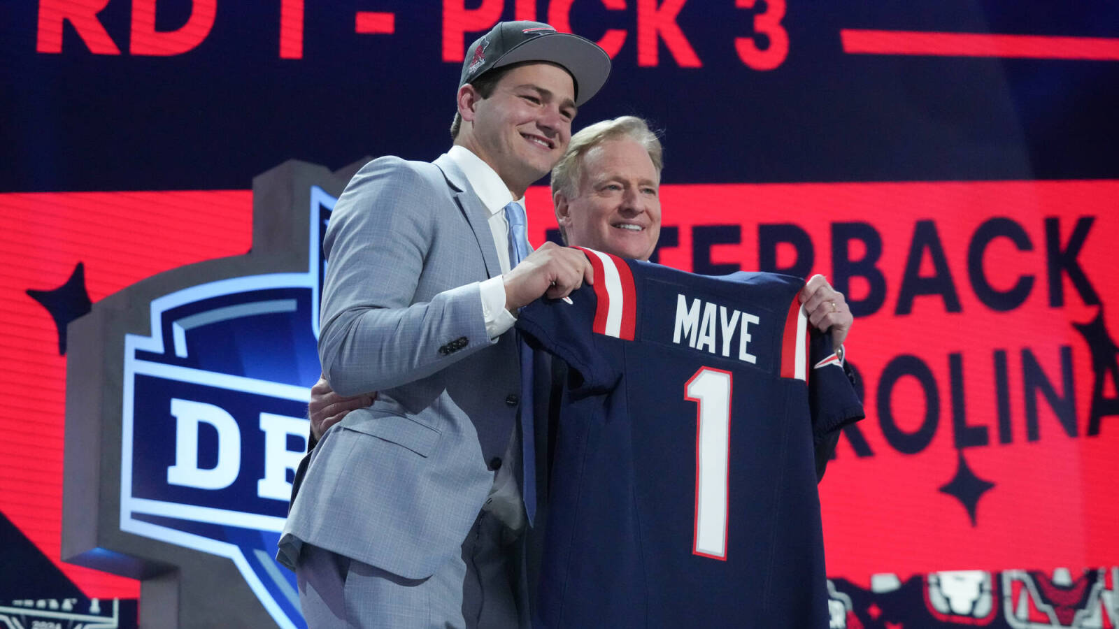 NFL executives address Patriots drafting QB Drake Maye over trading down