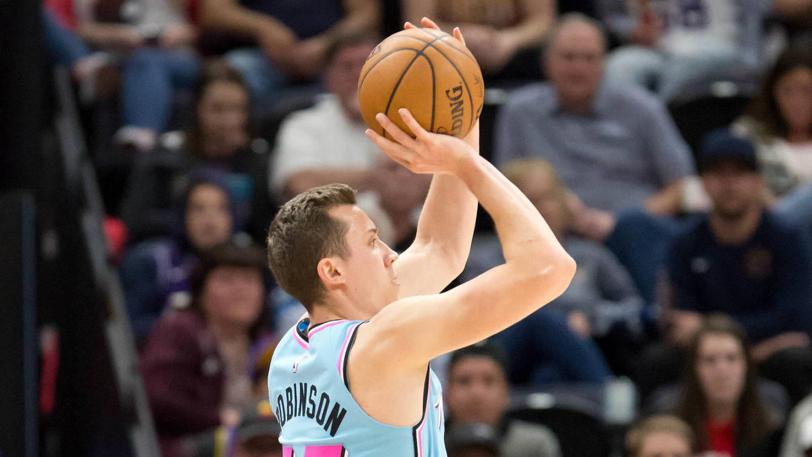 Watch Heat Star Duncan Robinson Drills Seven Threes In One Half Yardbarker