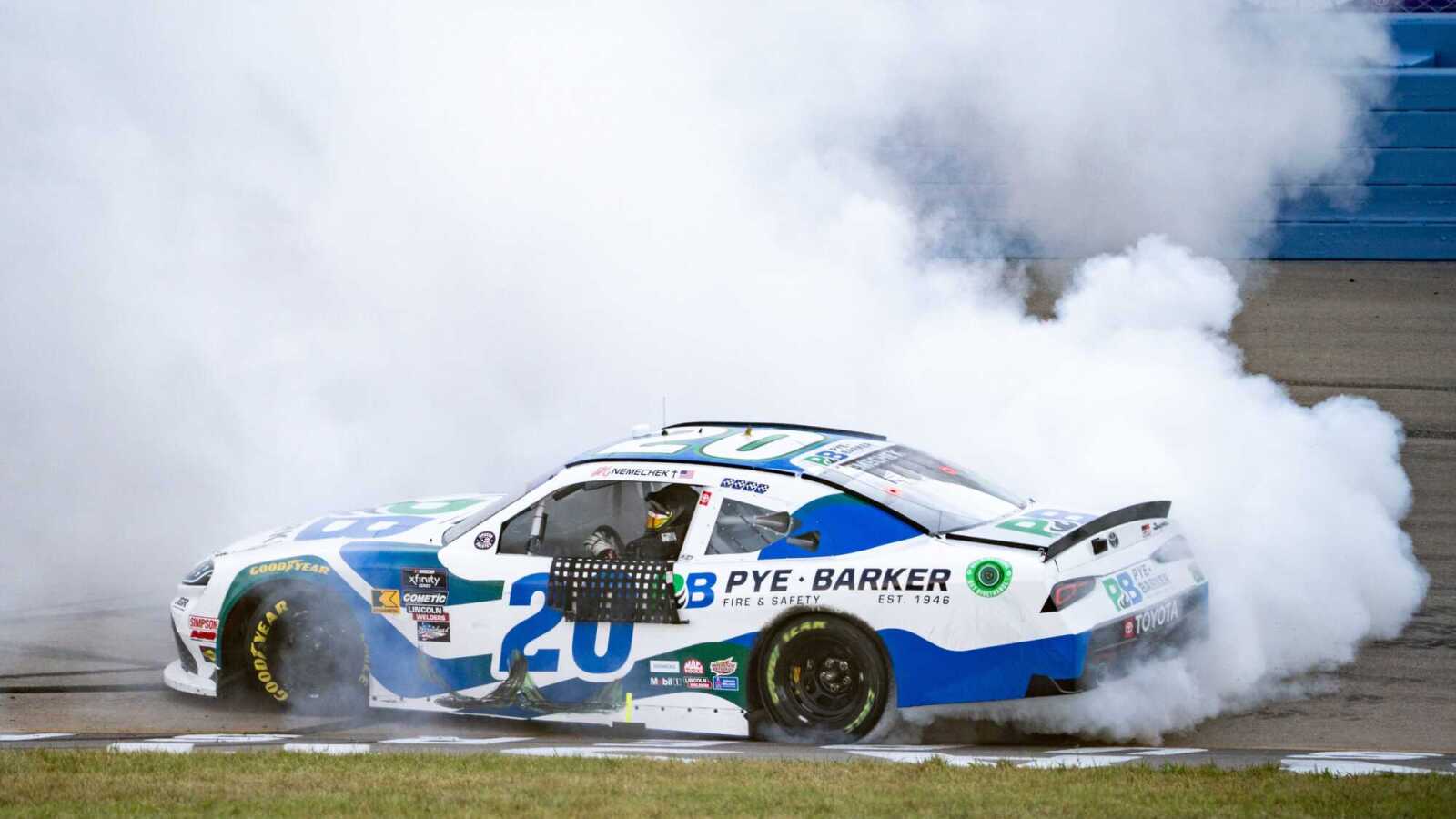 John Hunter Nemechek perseveres for second Xfinity victory of 2024 at Nashville