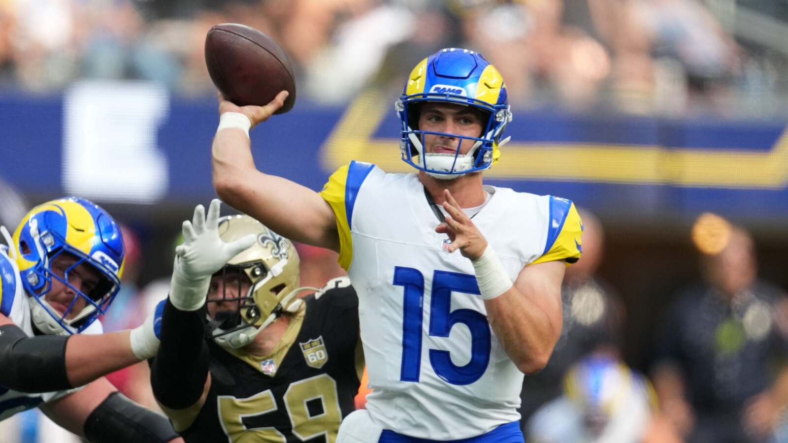 LA Rams’ blowout win made their confusing Ty Simpson-Stetson Bennett situation even harder to defend