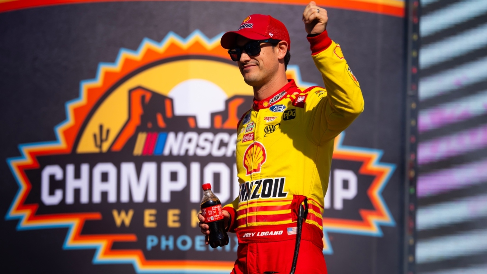 Joey Logano wins at Phoenix, threetime NASCAR Cup S