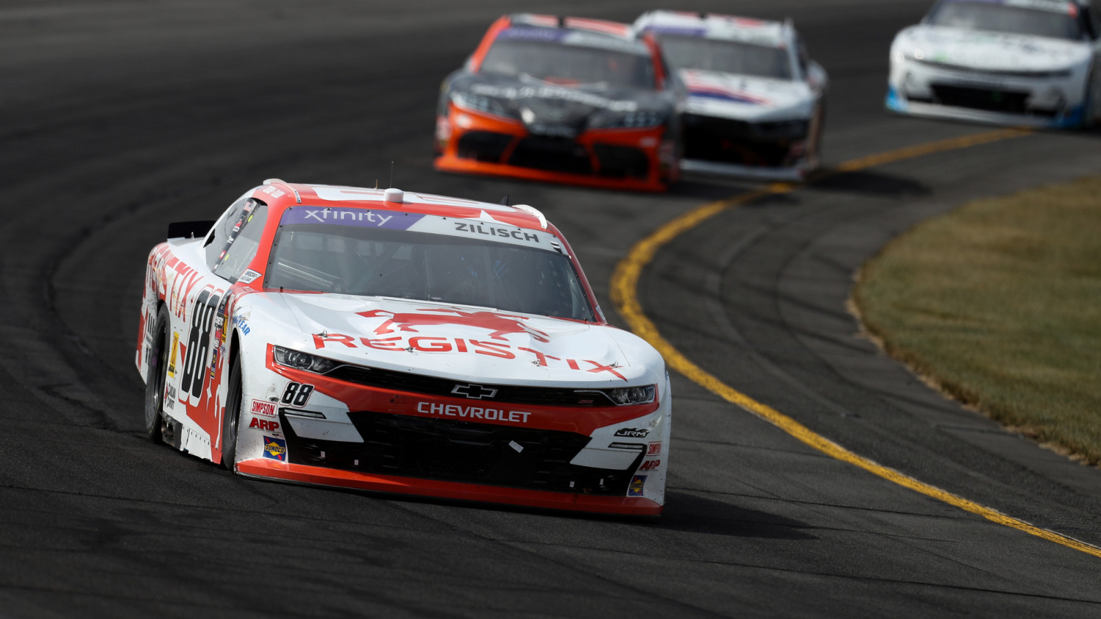 Connor Zilisch, Jesse Love crash CW NASCAR broadcast during lightning delay at Atlanta