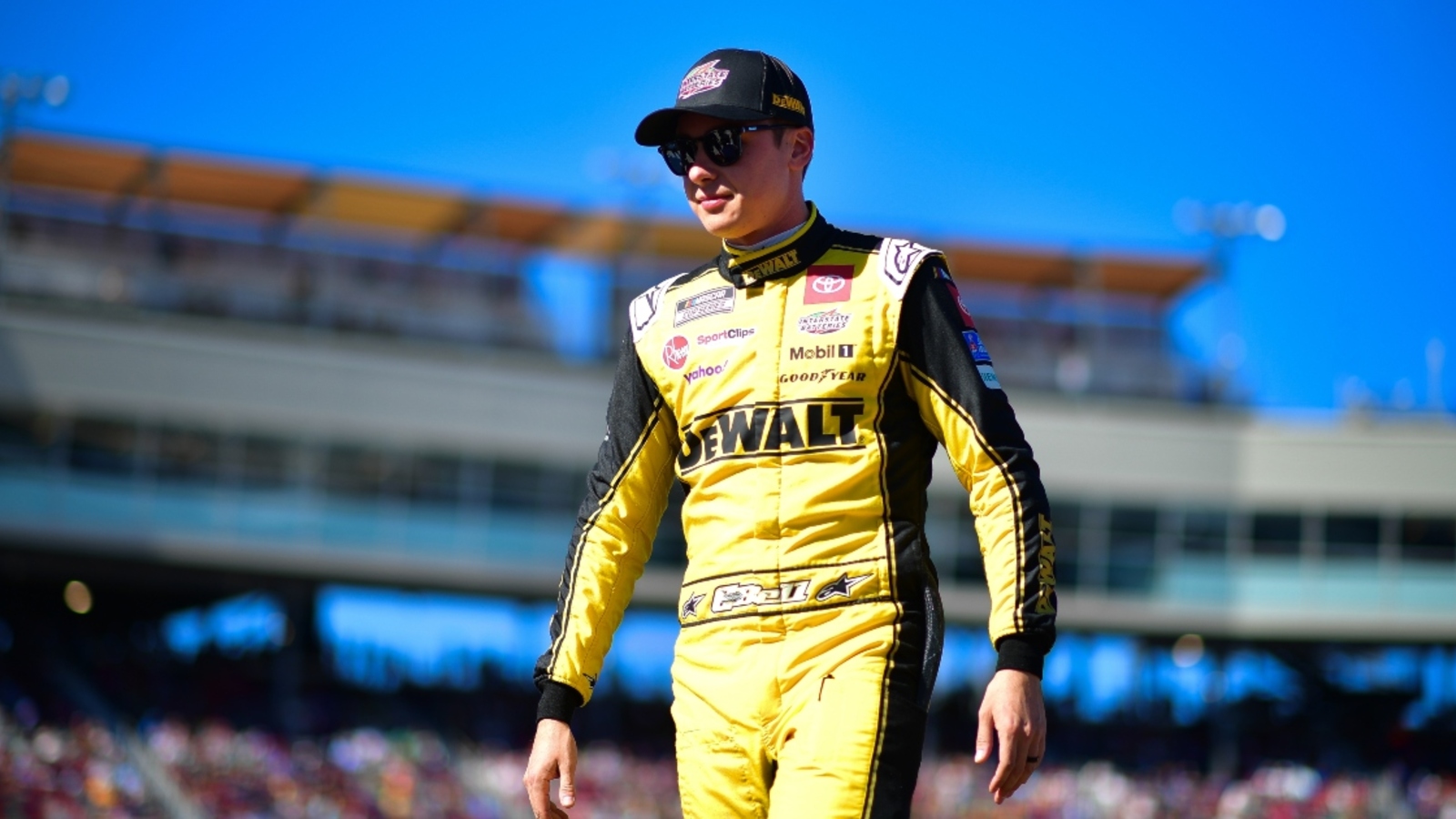 Christopher Bell explains racing around Carson Hocevar in closing moments at Atlanta