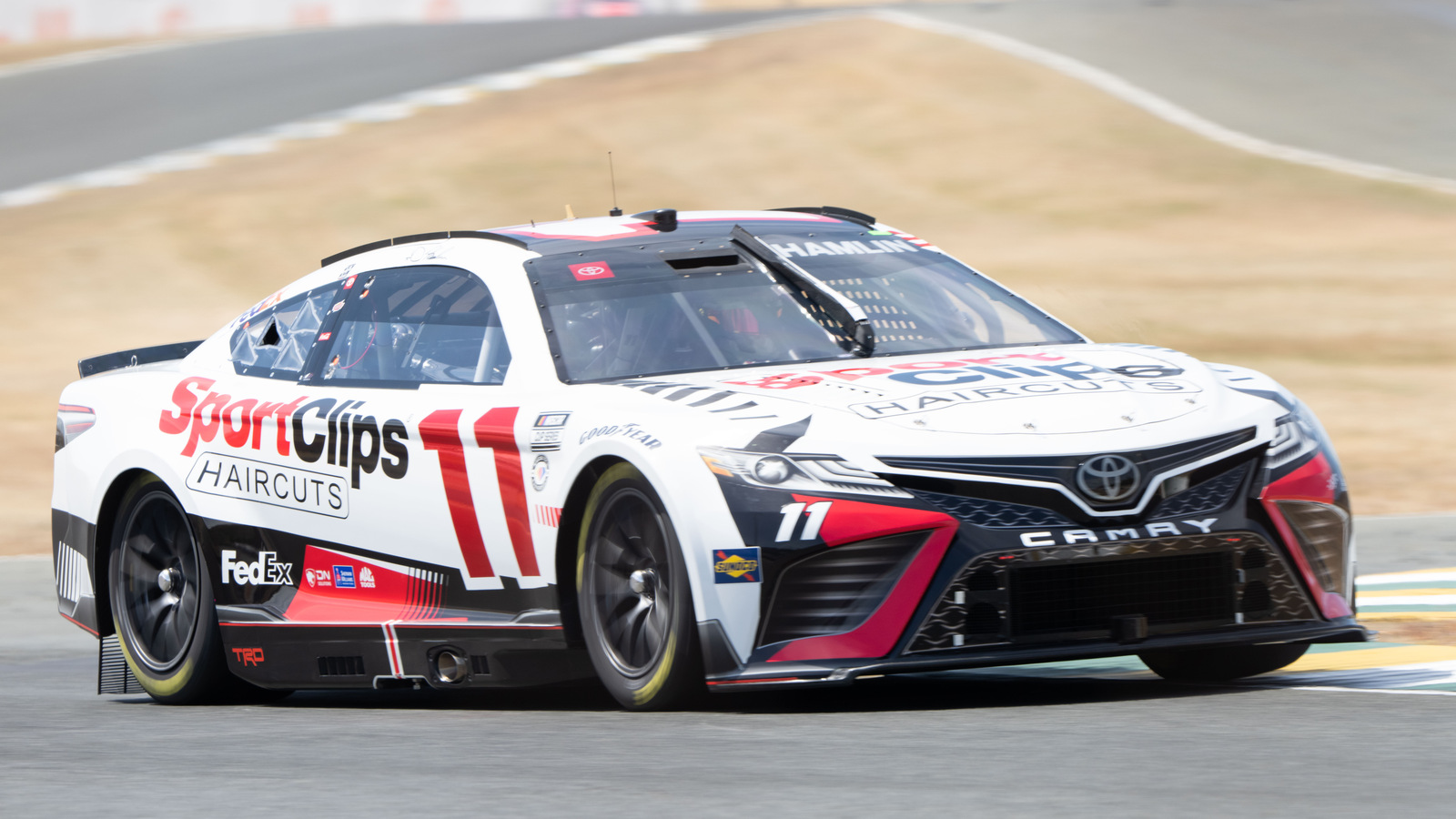 Hamlin edges Reddick for first Cup pole award at Sonoma