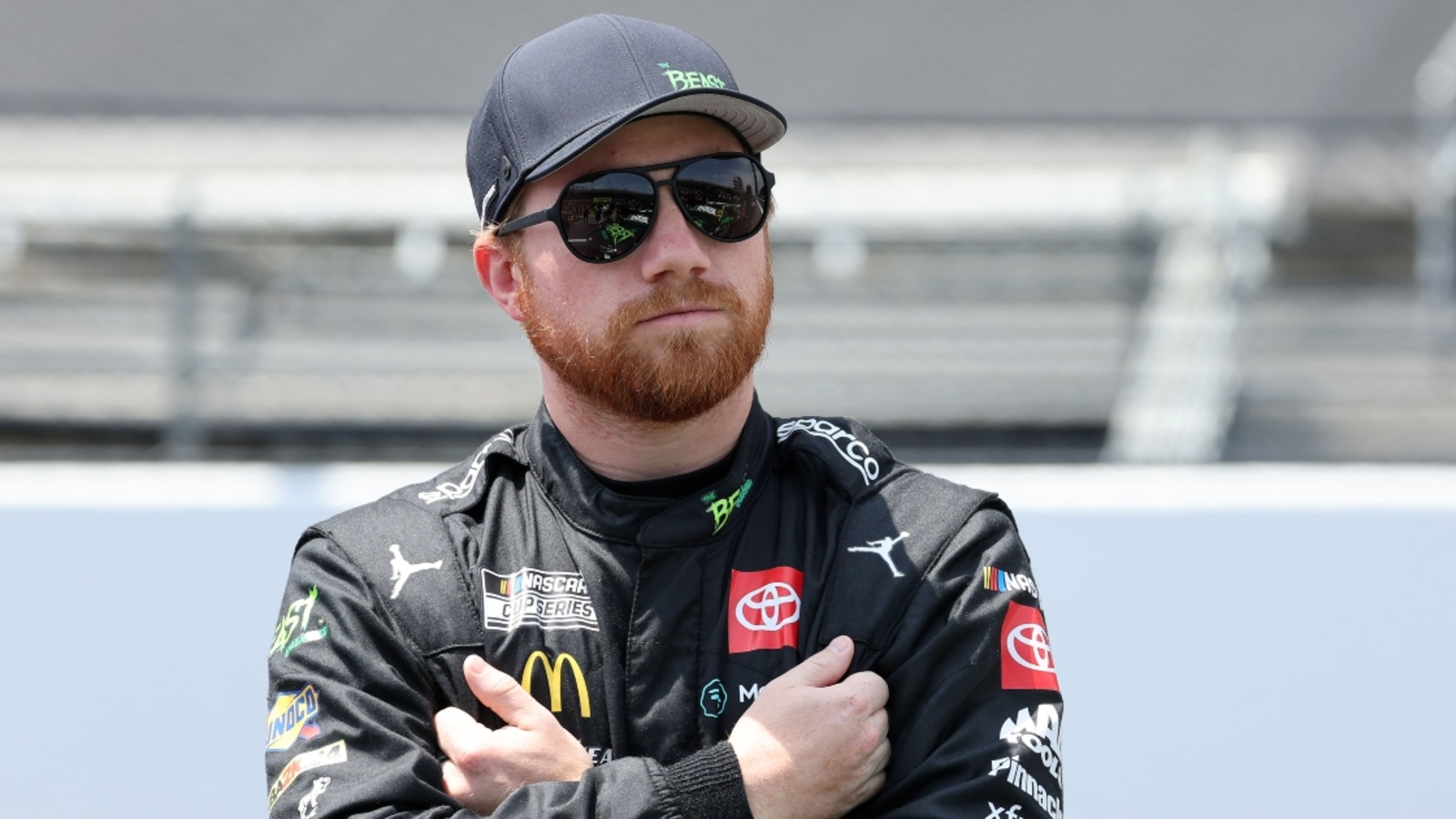 Denny Hamlin reacts to Tyler Reddick’s strong day at the Roval, overcoming damage
