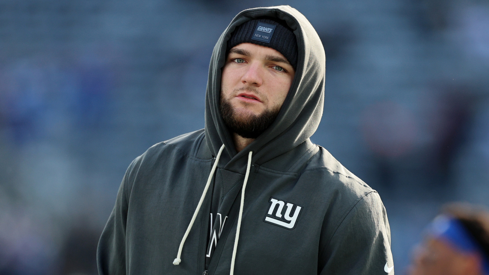 Cam Skattebo reassures Giants fans after botched backflip at Fanatics Fest