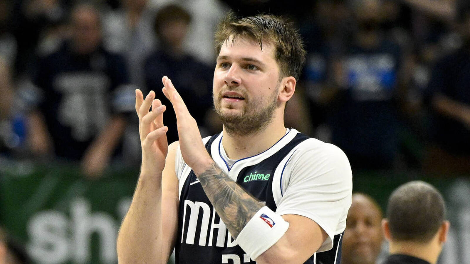 Watch: Luka Doncic channels inner MJ with super cool entrance