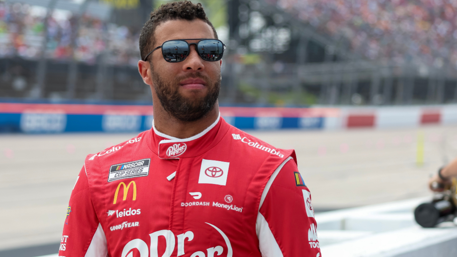 Bubba Wallace spotter Freddie Kraft will miss Cook Out 400 after death of his father