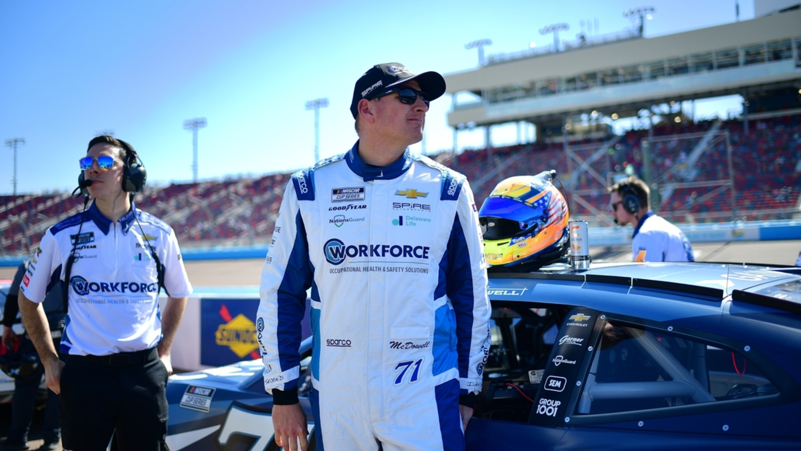 Michael McDowell wins 7th career pole position ahead of Pennzoil 400