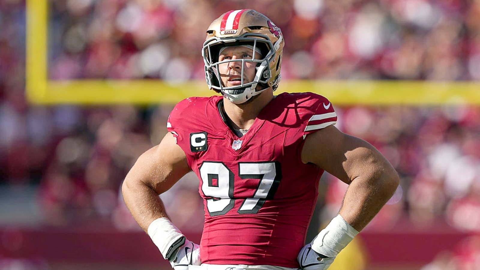 49ers’ Nick Bosa falls in ESPN edge rusher rankings amid health concerns