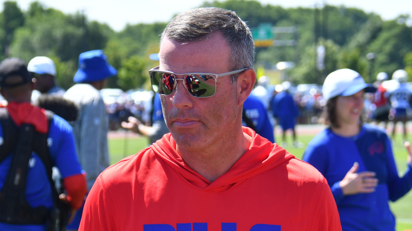 Bills' Brandon Beane has defiant response about replacing Sean McDermott with Joe Brady