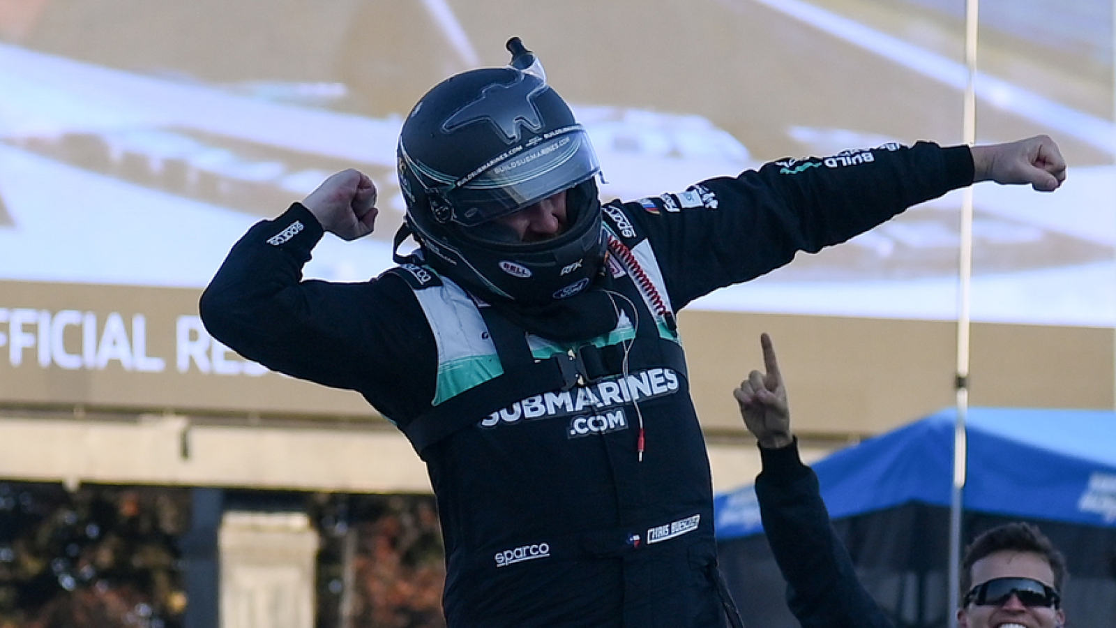 Watch: Chris Buescher pulls bump and run on final lap to win at Watkins Glen