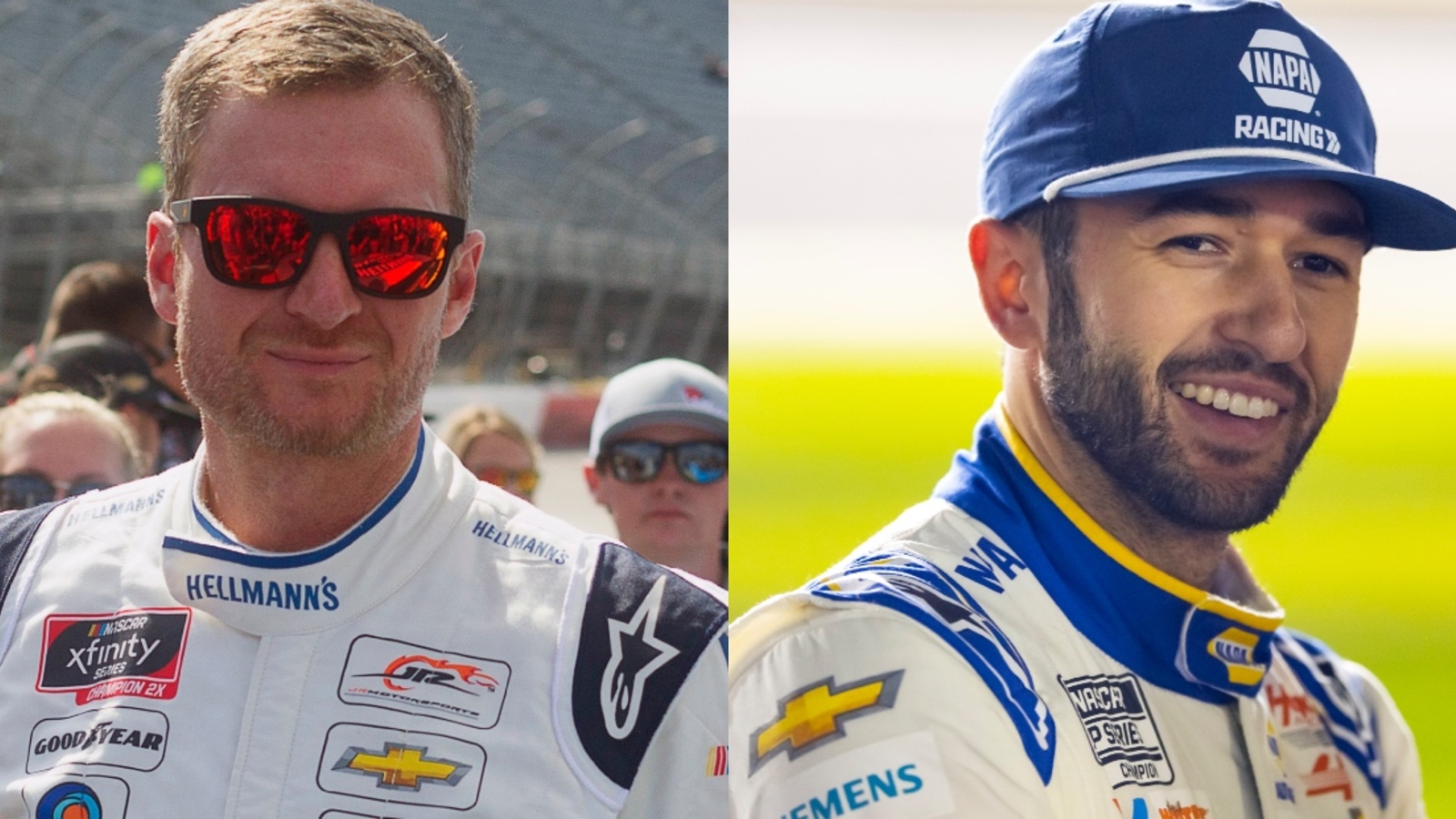 Kevin Harvick explains why he’d take Dale Earnhardt Jr. over Chase Elliott