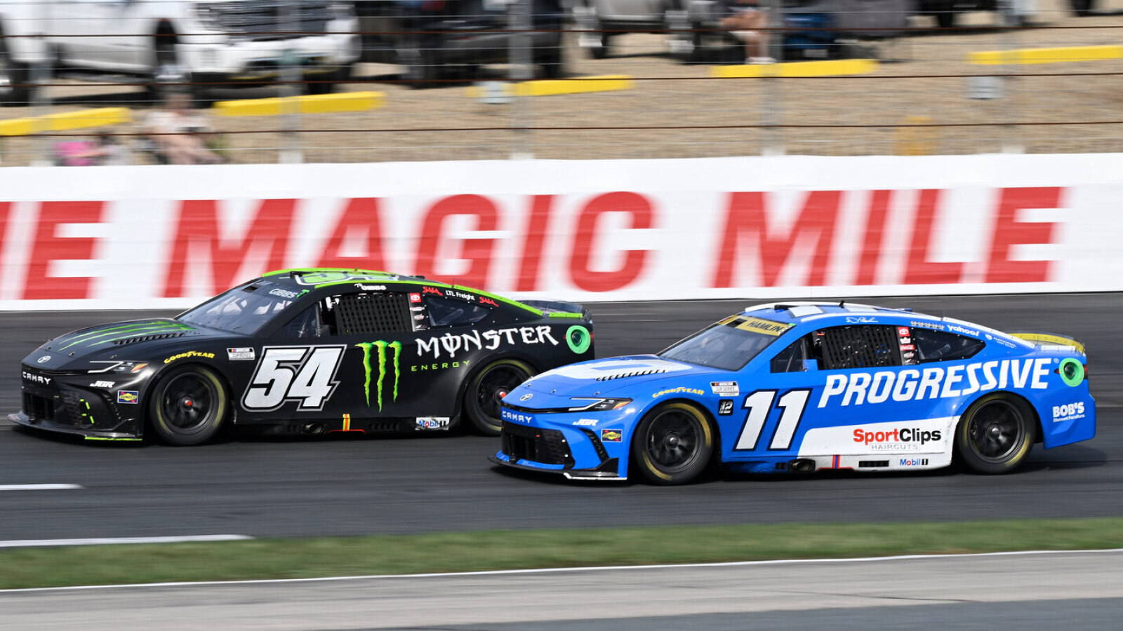 Joe Gibbs will let Ty Gibbs, Denny Hamlin work out their differences after run-in