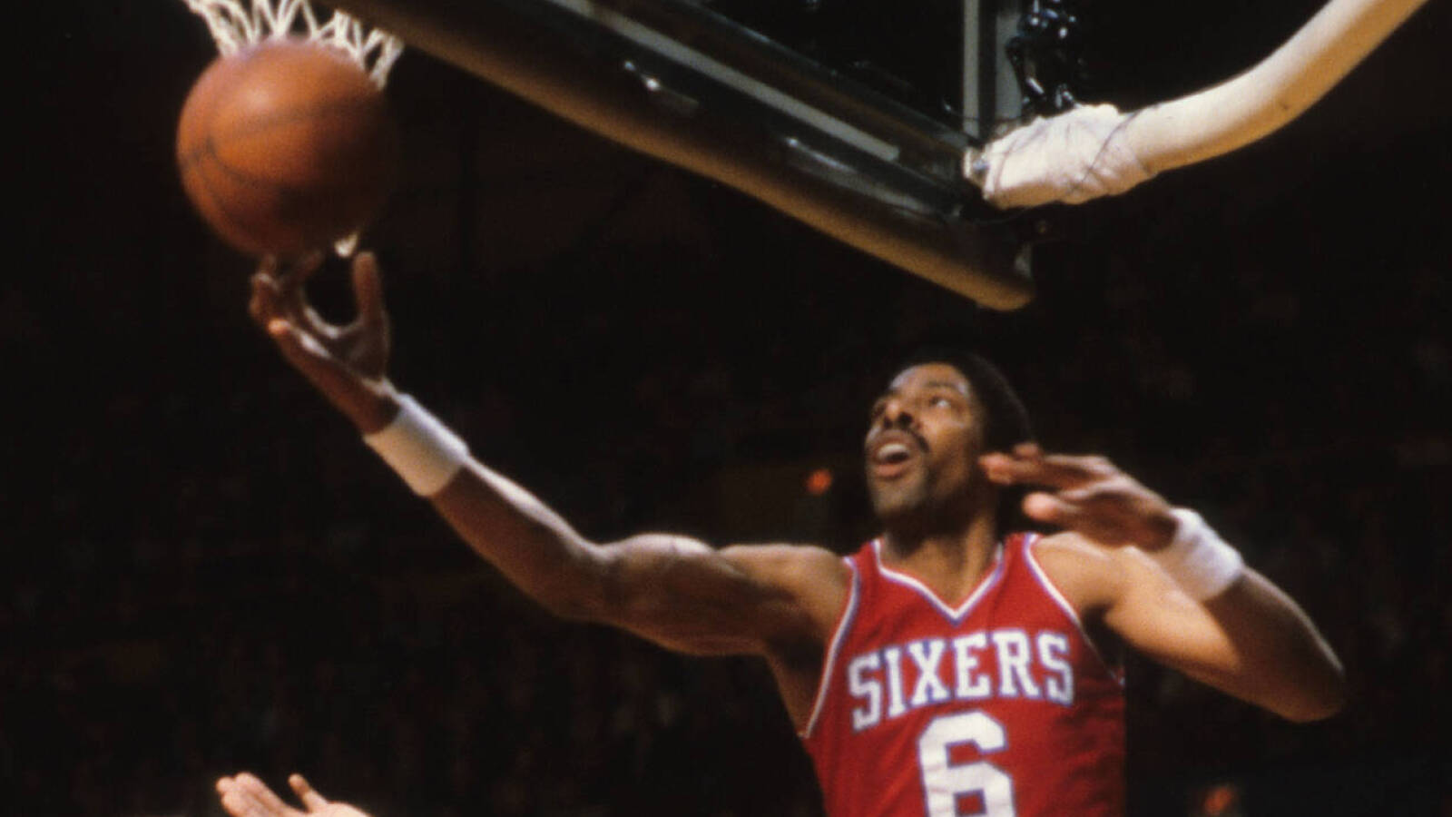 Watch: Dr. J's 'Rock the Cradle' slam dunk on 40th anniversary