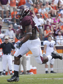 Ryan Williams (www.yardbarker.com) Ryan Williams provided some tough ground work for the Virginia Tech offense.