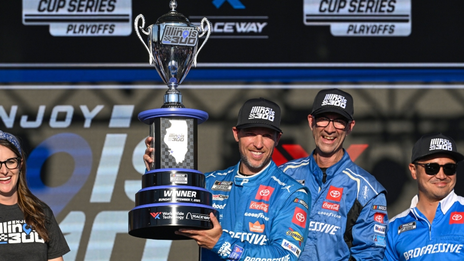 NASCAR insiders address potential Denny Hamlin ‘mic drop’ retirement with 2025 NASCAR championship