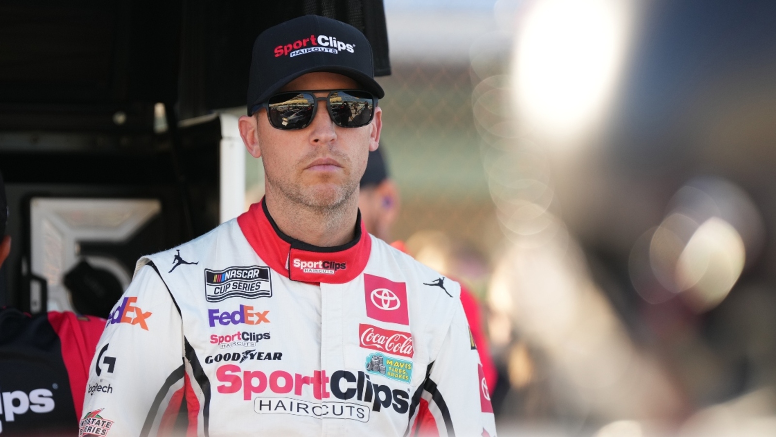Denny Hamlin doubles down on NASCAR open exemption provisional take, fires back at Larry McReynolds