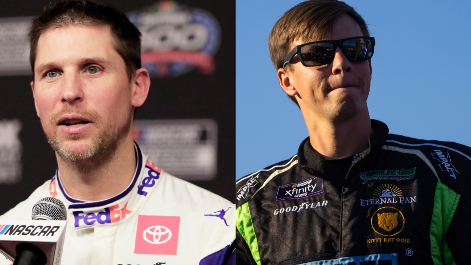 Denny Hamlin breaks down why Joey Gase was so upset, shouldn’t be fined for throwing bumper at Dawson Cram