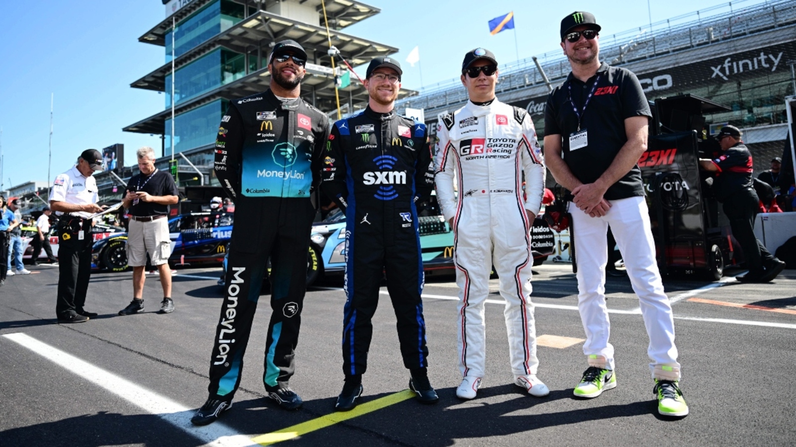 Denny Hamlin reports Kamui Kobayashi is faster than Tyler Reddick in COTA simulator