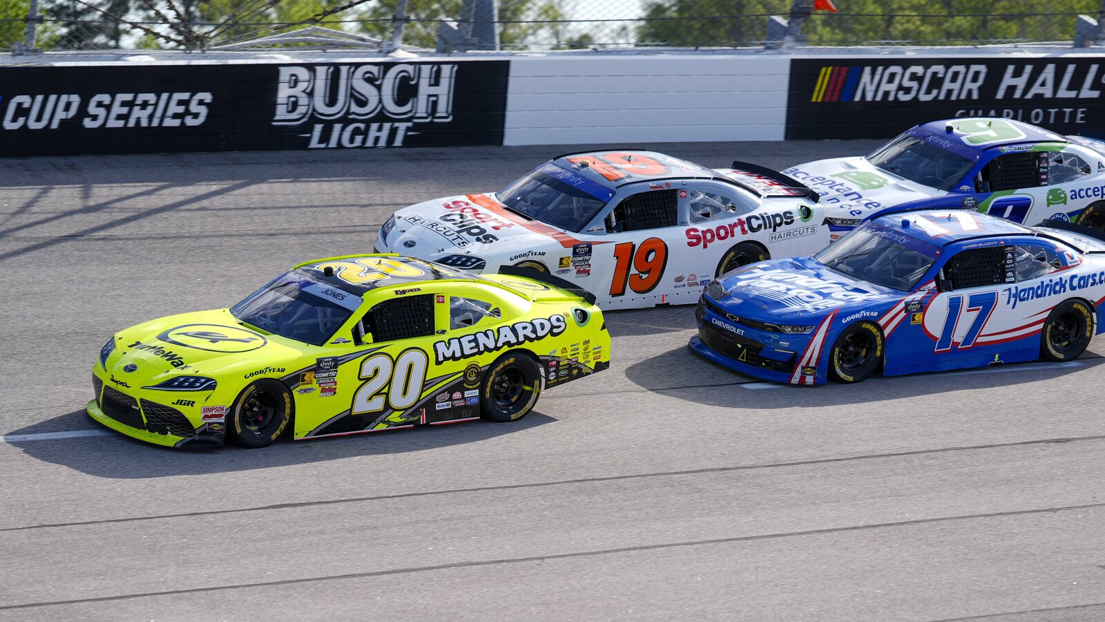 Christopher Bell claims the pole for the Xfinity Series race at Darlington