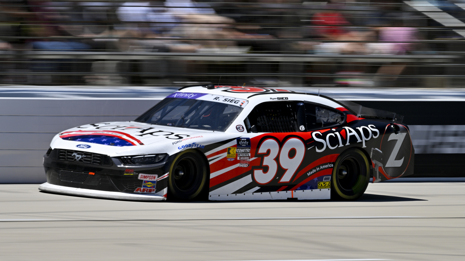 Ryan Sieg furious with Corey Day after being spun into wall on Lap 5 at Atlanta