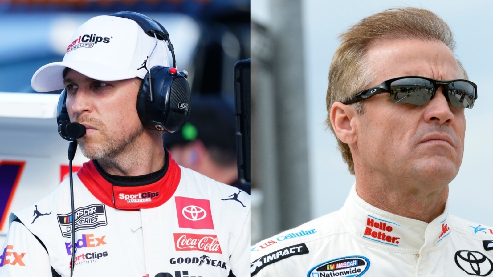 Denny Hamlin, Kenny Wallace swap Dale Earnhardt Sr. stories, relate it to Kyle Larson rivalry