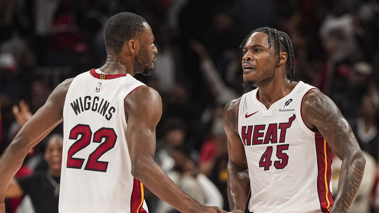 Watch: Heat win wild back-and-forth game vs. Hawks to reach playoffs