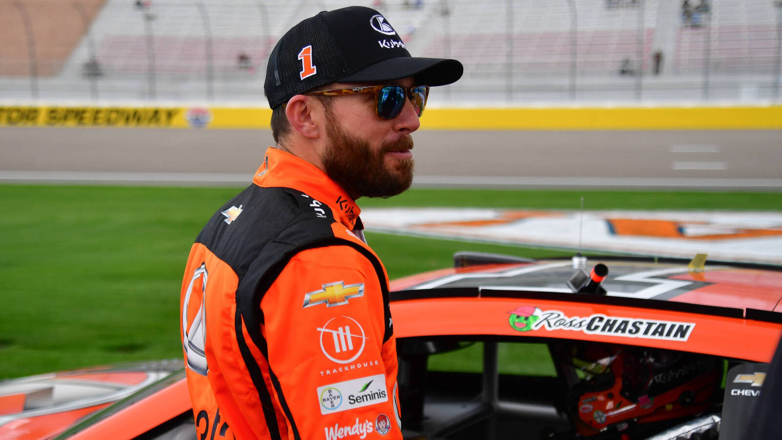Ross Chastain refused to speak to the media after getting wrecked by Willam Byron on the final lap of the Texas Cup race