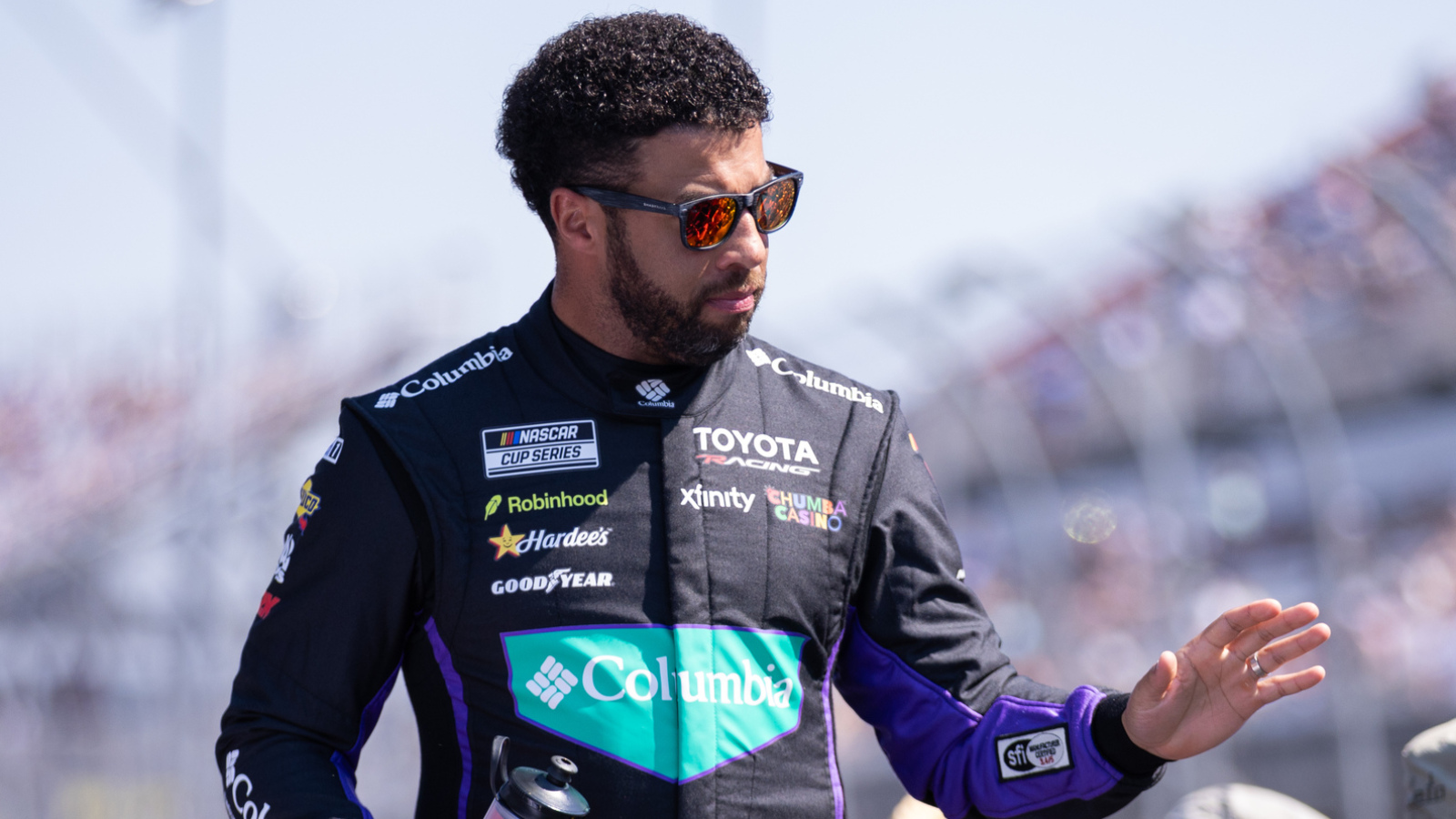 Bubba Wallace gives Carson Hocevar the Lightning McQueen treatment after Michigan