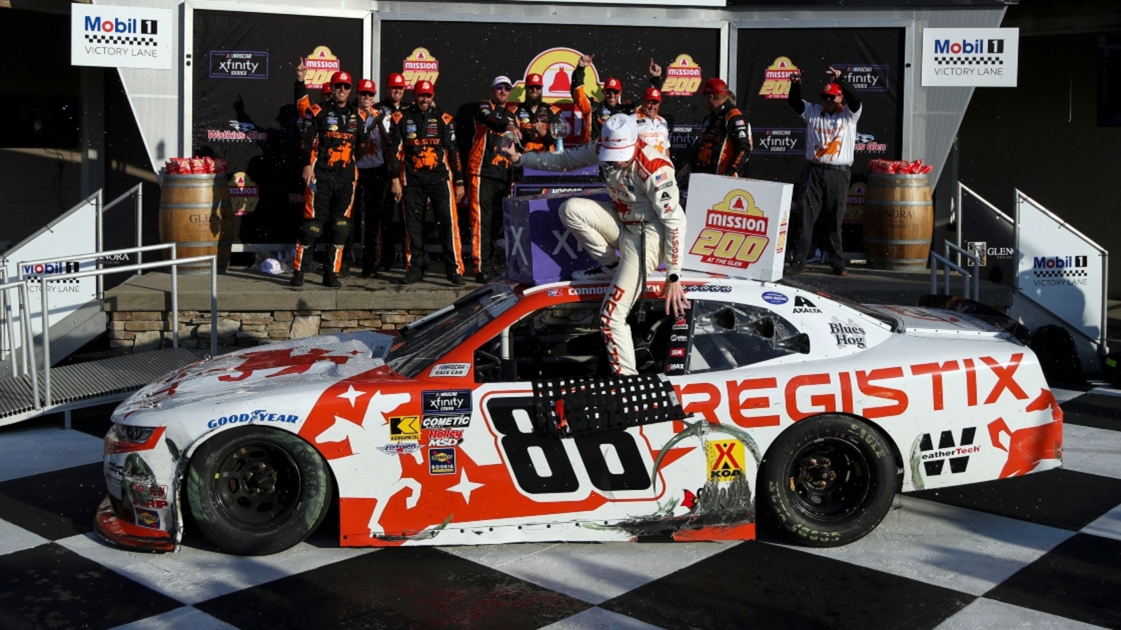 Mike Forde reveals NASCAR plans for Victory Lane celebrations after scary Connor Zilisch fall