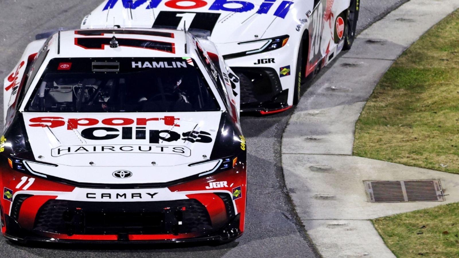 Denny Hamlin reacts to first race with new crew chief Chris Gayle